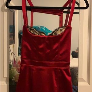 bebe Dresses - Red satin dress bebe Dresses - Red satin dress